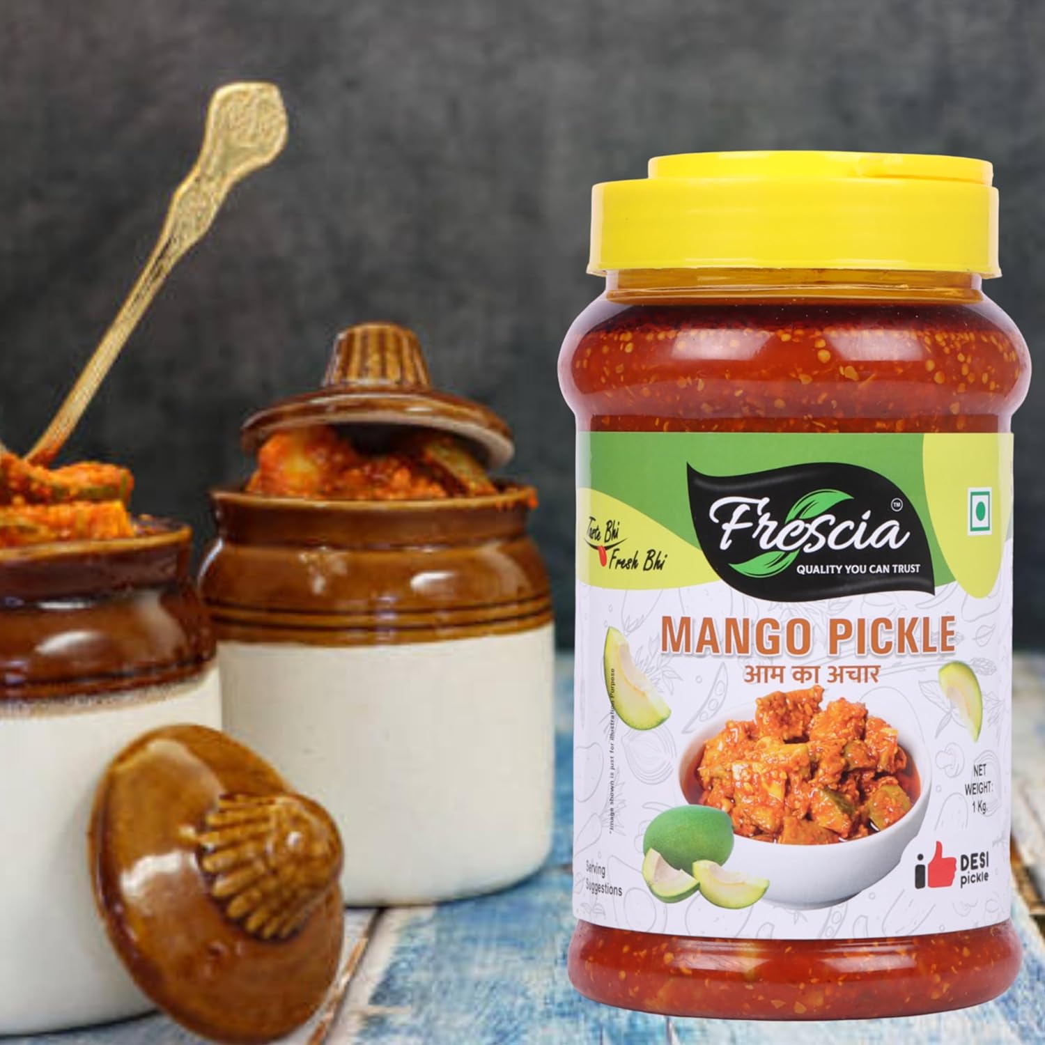 Froscia Mango Pickle/Achar (Aam Ka Khatta Achar) 1 KG
